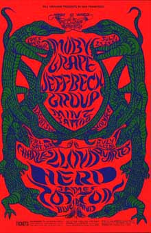 Fillmore West, San Fran., Calif., 23. - 28. 7. 1968, Moby Grape, Jeff Beck Group, Mint Tattoo, Charles Lloyd Quartet, Herd, James Cotton Blues Band