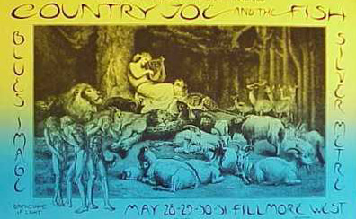 Fillmore West, San Fran., Calif., 28. - 31. 5. 1970, Country Joe & The Fish, Silver Metre, Blues Image